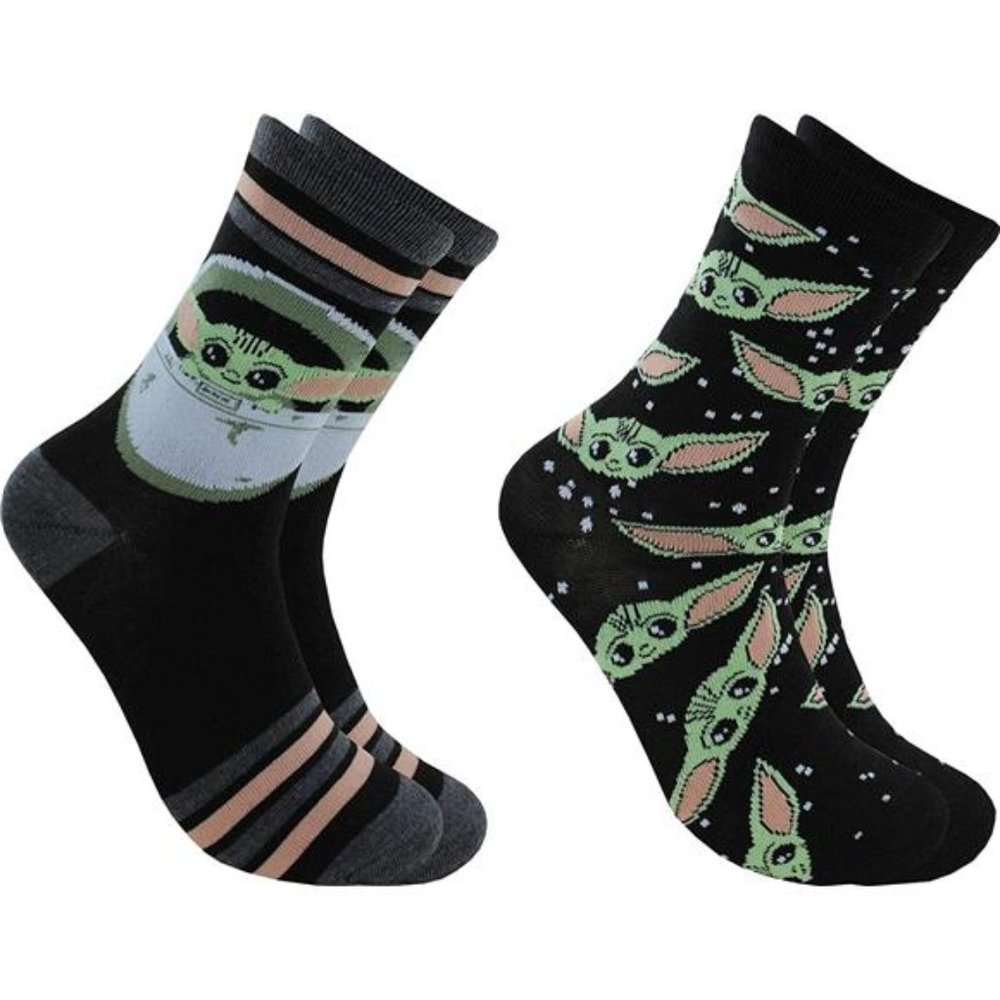 STAR WARS Grogu The Child Juniors 2 Pack Socks